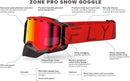 Fly Racing Zone Pro Snow Goggle