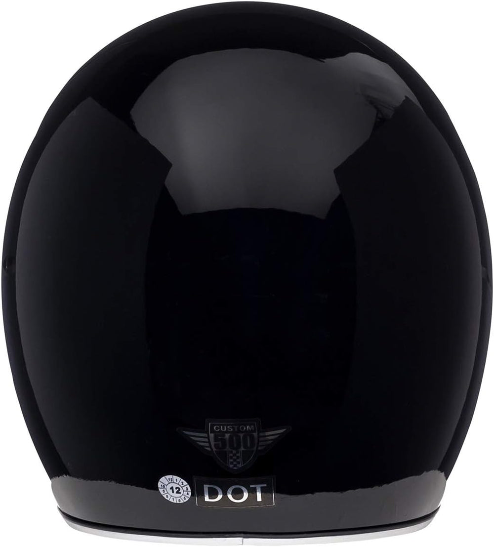 bell 500 3 4 helmet Bell Custom 500 Riding Helmet – Classic Fiberglass 3/4 Helmet with Quilted Interior & 5-Snap Visor System