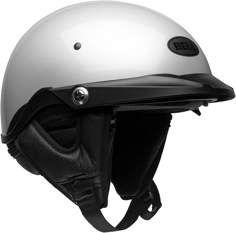 Bell Pit Boss Street Helmet – TriMatrix Half Helmet with Speed Dial Fit & Drop-Down Sun Visor