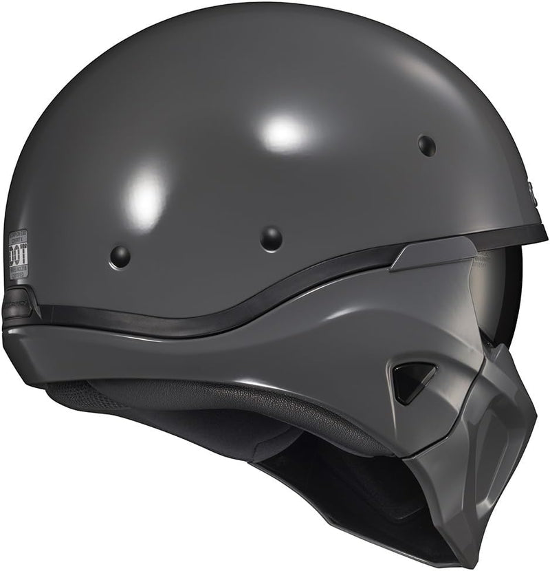 Covert X Open Face Helmet Matte Black 2x