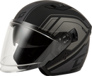 Gmax OF-87 Duke Open Face Helmet with Rear LED Light