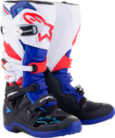 Alpinestars Tech 7 Moto Boots (Black/Blue/Red/White, 16)
