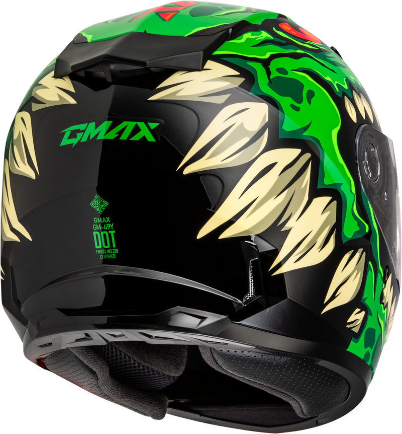 Gmax Youth GM-49Y Drax Full Face Street Helmet