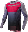 Alpinestars Supertech Dade Iron/Red Berry Men's  Motocross Jersey (Large)
