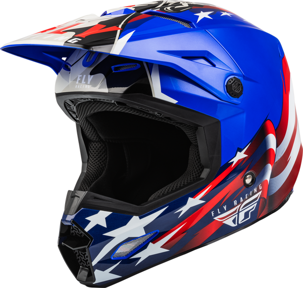 Fly Racing Kinetic Patriot Helmet (Youth Large)