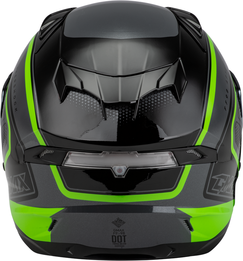 Gmax FF-98 Aftershock Full Face Helmet with Rear LED Light