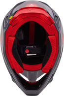Fox Racing V1 Interfere Helmet (Grey/Red, X-Small)