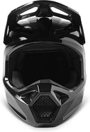 Fox Racing V1 Solid Helmet (Solid-Black, X-Small)
