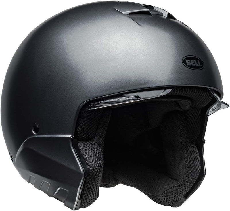 Bell Broozer Street Helmet – Dual-Certified Convertible Helmet with Removable Chin Bar & Drop-Down Shield