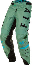 Fly Racing Youth Kinetic K120 Pants (Sage Green/Black, 20)