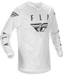 Fly Racing Youth Universal Jersey (Black/White, Youth X-Large)