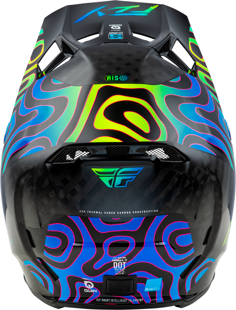 Fly Racing Adult Formula S Carbon Protocol MX ATV Off-Road Riding Helmet, DOT/FMVSS 218 Approved