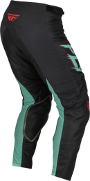 Fly Racing Kinetic S.E. Rave Pants (Black/Mint/Red, 28)