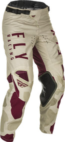 Fly Racing Kinetic K221 Pants (Stone/Berry, 20)