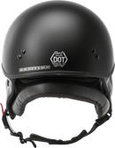 GMAX HH-65 Naked Motorcycle Street Half Helmet