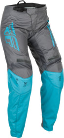 Fly Racing Youth F-16 Pants (Grey/Blue, 20)