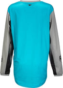 FLY Racing 2023 Women's F-16 Sky Blue/Light Grey Moto Gear Set - Pant and Jersey Combo