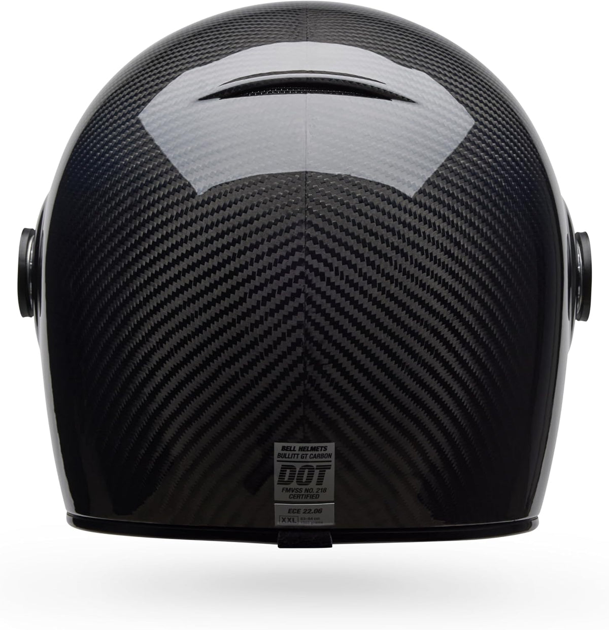 Bell Bullitt GT Carbon Street Helmet – Retro Carbon Full-Face Helmet with Closable Vents & Tool-Less Shield