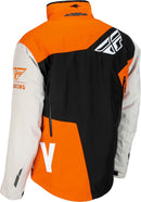 Fly Racing SNX Pro Snow Jacket (Orange/Grey/Black, Large)