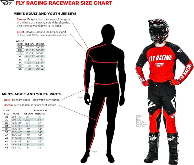 Fly Racing Lite Men's Moto Gear Set - Pant and Jersey Combo