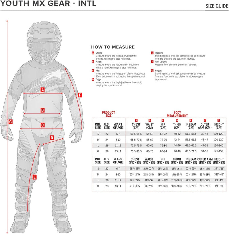 Alpinestars Youth Racer Lucent/Lurv/Pneuma/Hoen/Hana Motocross Jersey