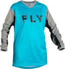 FLY Racing 2023 Women's F-16 Sky Blue/Light Grey Moto Gear Set - Pant and Jersey Combo