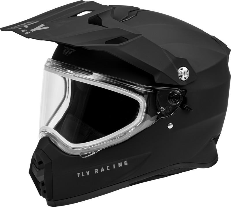 Fly Racing 73-31365X Trekker Cw Solid Helmet Electric Shield Grey Xl
