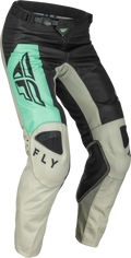 Fly Racing 2023 Adult Kinetic Jet Pants (Black/Mint/Grey, 42)