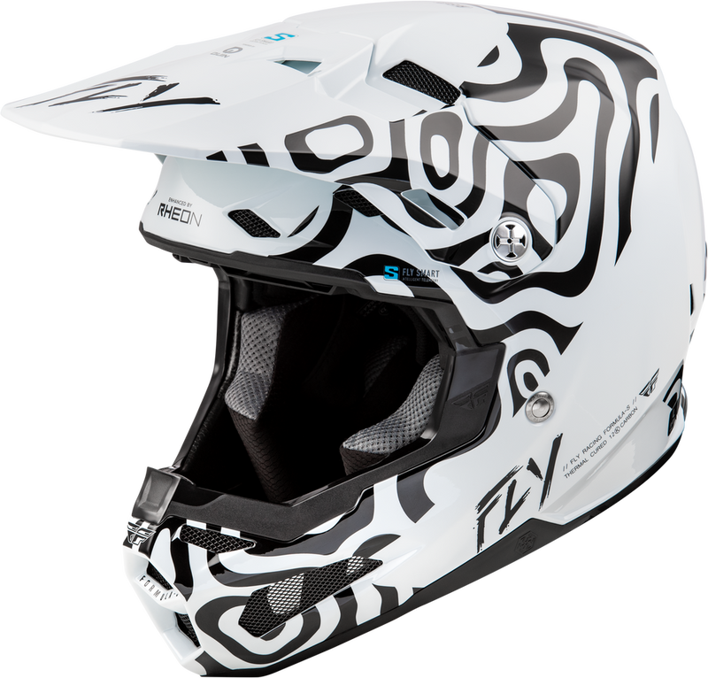 Fly Racing Adult Formula S Carbon Protocol MX ATV Off-Road Riding Helmet, DOT/FMVSS 218 Approved