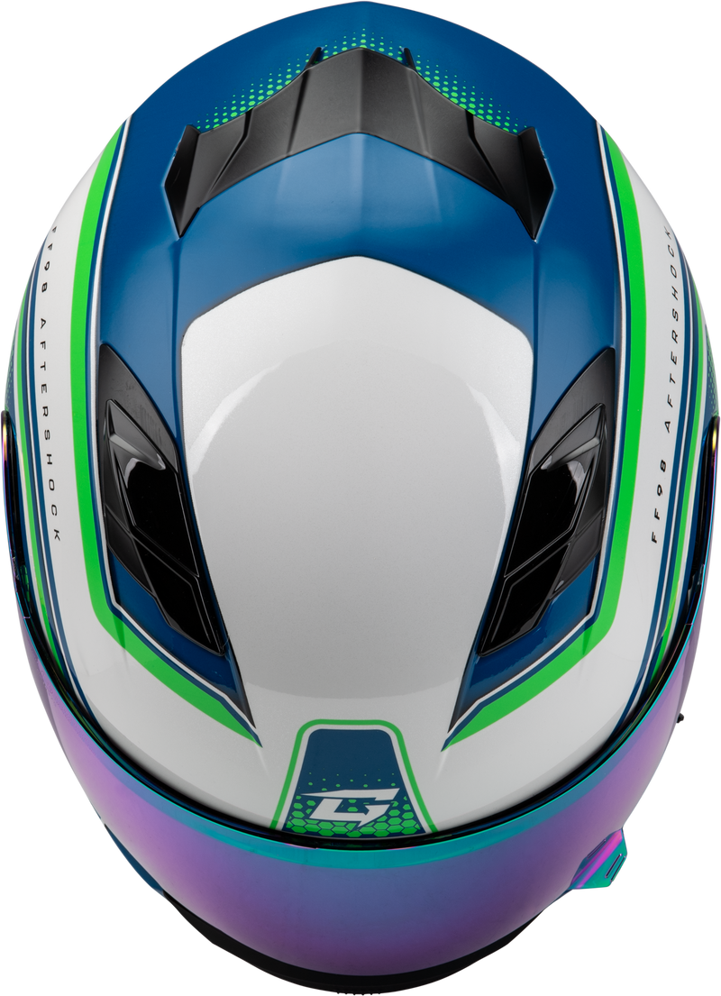 Gmax FF-98 Aftershock Full Face Helmet with Rear LED Light