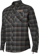 Fox Racing Defend Drive Flannel (Dark Shadow, Small)