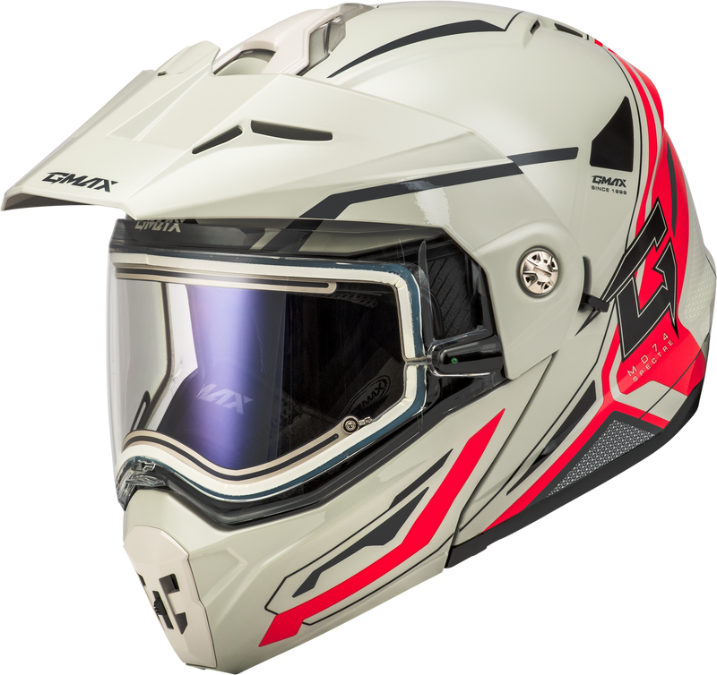 Gmax MD-74S Spectre Modular Snow Helmet with Electric Shield