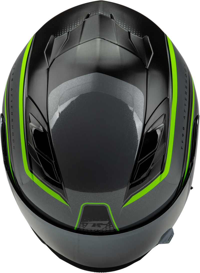 Gmax FF-98 Aftershock Full Face Helmet with Rear LED Light