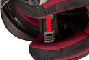 GMAX OF-77 Open-Face Street Helmet (Matte Black/Red/Silver, Medium)