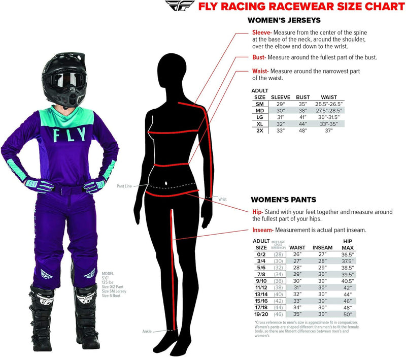 Fly Racing Women's F-16 MX ATV Off-Road Riding Pants