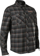 Fox Racing Defend Drive Flannel (Dark Shadow, Small)