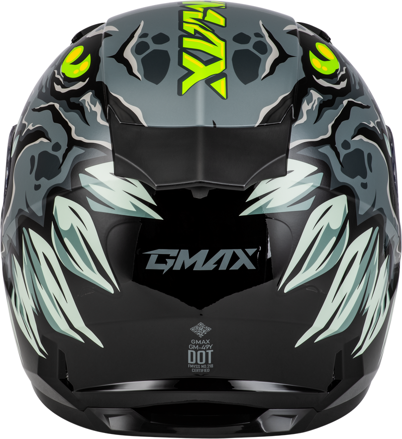 Gmax Youth GM-49Y Drax Full Face Street Helmet