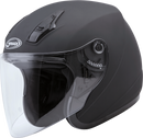 GMAX OF-17 Open-Face Street Helmet (Matte Black, Medium)
