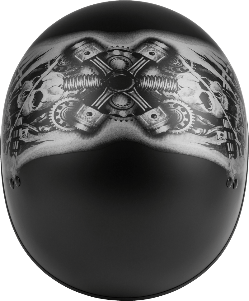 GMAX HH-65 Naked Motorcycle Street Half Helmet