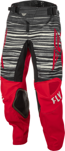 Fly Racing Youth Kinetic Wave Pants (Red/Grey, 18)