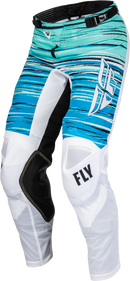 Fly Racing Kinetic Mesh Pants (White/Blue/Mint, 28)