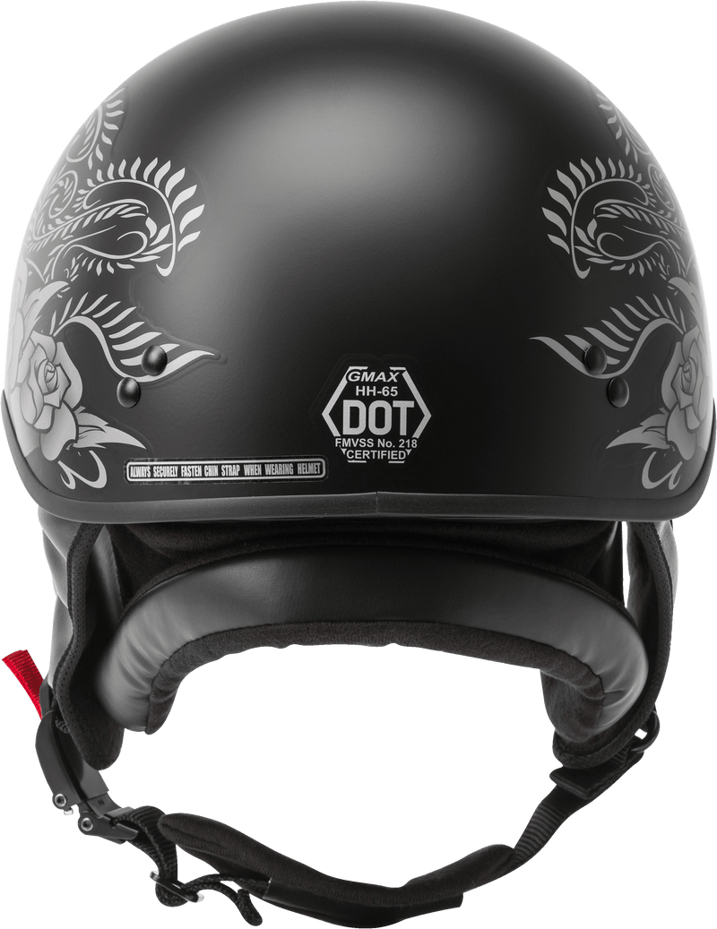 GMAX HH-65 Naked Motorcycle Street Half Helmet