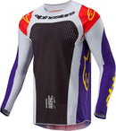 Alpinestars Techstar Ocuri Hot Orange/Purple/Black Men's  Motocross Jersey