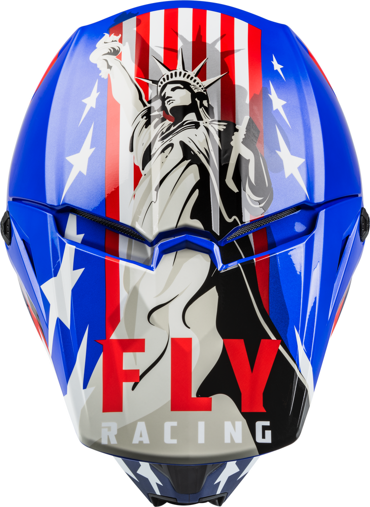 Fly Racing Kinetic Patriot Helmet (Youth Medium)