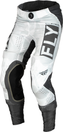 Fly Racing Men's Lite Stealth White/Grey Adult Moto Gear Set - Pant and Jersey Combo (2X/36)