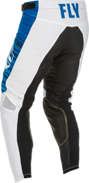 Fly Racing Adult Kinetic Wave Pants (White/Blue, 28)
