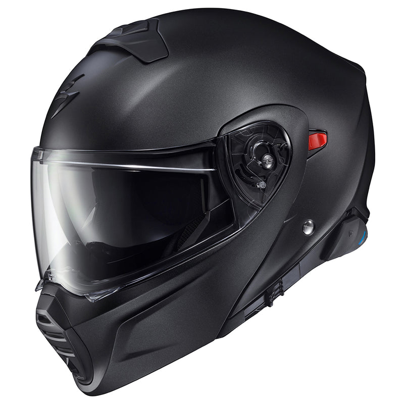 ScorpionEXO GT930-COM Dual Open Full Face Transformer Motorcycle Helmet Bluetooth Ready Speaker Pockets DOT ECE P/J Approved Adult