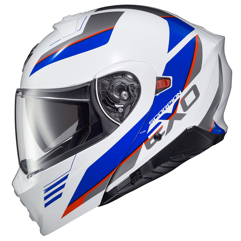 ScorpionEXO GT930 Dual Open Full Face Transformer Motorcycle Helmet Bluetooth Ready Speaker Pockets DOT ECE P/J Approved Adult