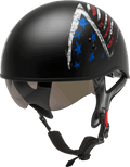 GMAX HH-65 Naked Motorcycle Street Half Helmet