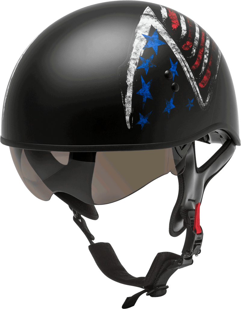 GMAX HH-65 Naked Motorcycle Street Half Helmet